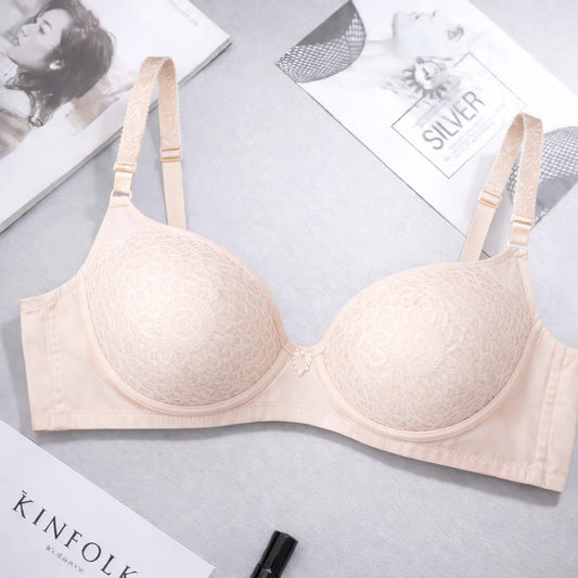 Women’s Padded Bra – Soft Lace Full Coverage Comfortable Everyday Wear
