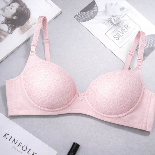 Women’s Padded Bra – Soft Lace Full Coverage Comfortable Everyday Wear